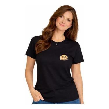 Imagem de Camiseta Básica Tradicional 100% Algodão Estampa Em Dtf Família EI-270