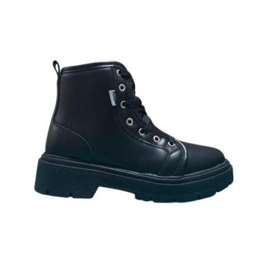 Imagem de Bota Coturno Pampili Infantil Preto 681050 Cor:PretoTamanho:28, Preto,