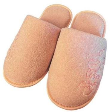 Imagem de Pantufa Chinelo Flower Cotton Day Inverno Frio - cottonday, Salmão, 35