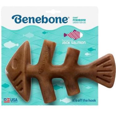 Imagem de Brinquedo Benebone Fishbone Mordedor Para Cães Extra Grande