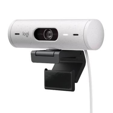 Imagem de Webcam Full HD Logitech Brio 500 - Branco