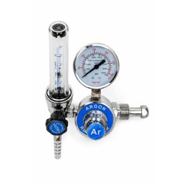 Imagem de Regulador de Pressão para Gás Argônio com Fluxômetro MIG TIG - OMEGA
