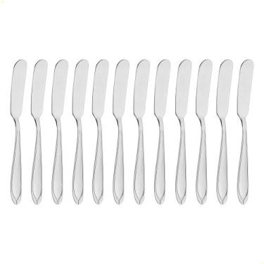 Imagem de Kit 12 Espátulas para Manteiga Tramontina Laguna em Aço Inox 63906240X
