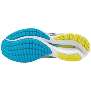 Imagem de Tênis Masc Mizuno Wave Rider 27 102114001, Cinza, 38