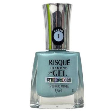 Imagem de Esmalte Cybercolors Espelho Do Amanhã Diamond Gel Risque 9,5ml - Risqu