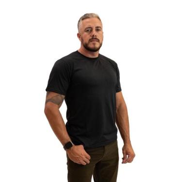 Imagem de Camiseta Masculina Manga Curta Lisa Preta - LIBRENA, M