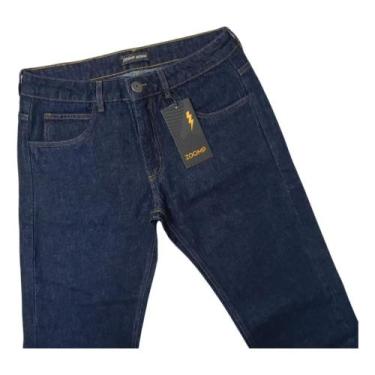 Imagem de Calça Jeans Zoomp Tradicional Original 100% Algodão, Azul escuro, 44