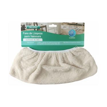 Imagem de Pano de Limpeza para Vassoura 9671 Multiuso Microfibra Elástico Reforçado Alta Absorção Reutilizável Lavável