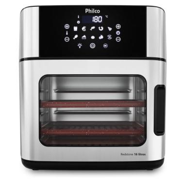 Imagem de Air Fryer sem Óleo Philco PAF16A 16L 1500W 4 em 1 com Painel Digital Preto 110V
