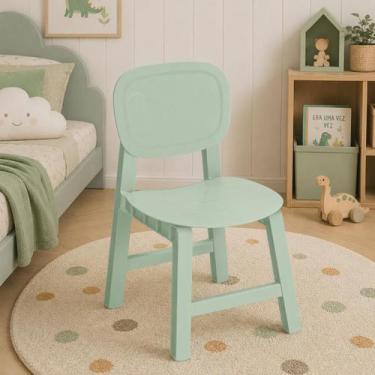 Imagem de Cadeira Infantil em Polipropileno 58cm x 45cm Verde Menta - Rivatti