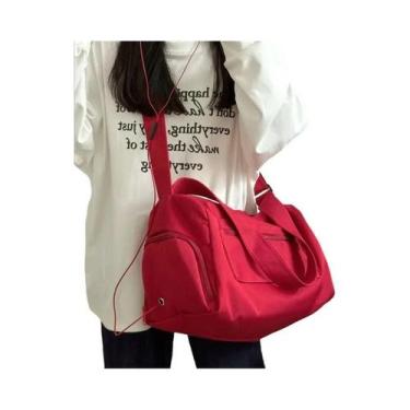 Imagem de Bolsa De Viagem Grande Em Lona Para Mulheres, Tote Crossbody 2024, Bol