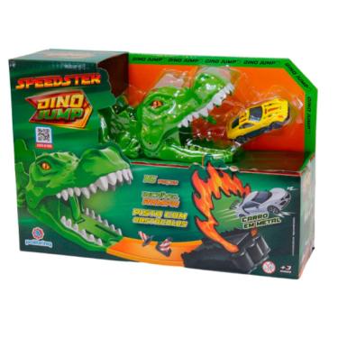 Imagem de Pista Speedster Dino E Shark Jump C/ Carrinho Polibrinq Dino