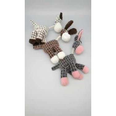 Imagem de Brinquedo Pet Pelúcia Cães Cachorros Corda Burro - Congratulations Sto