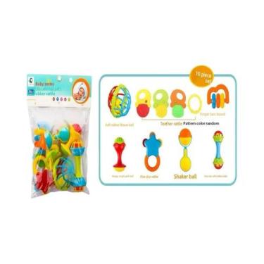 Imagem de Conjunto De Chocalhos Para Bebês De 0 a 12 Meses, Brinquedos Educativo