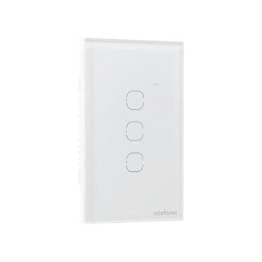 Imagem de Interruptor smart zigbee touch 3 branco ezs 1003 - Intelbras