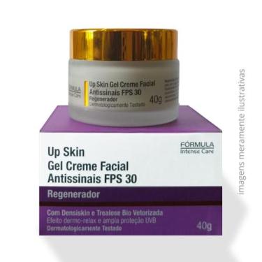 Imagem de Creme Gel Facial Antissinais Up Skin 40g Com FPS 30  FÓRMULA INTENSE C
