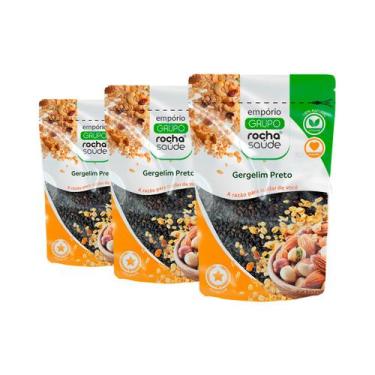 Imagem de  Gergelim Preto Grãos Selecionados Premium Kit 3 Qualidade Superior 10