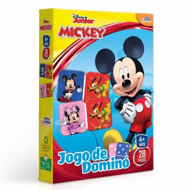 Imagem de Jogo de Dominó Infantil - Disney Junior - Mickey - 28 Peças - Toyster