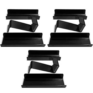 Imagem de Kit 3 Suportes Denver para Bicicleta Bike de Parede Horizontal Speed MTB Preto