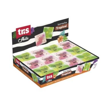 Imagem de Borracha Escolar Fofa Tropical Holic TRIS (Rosa)