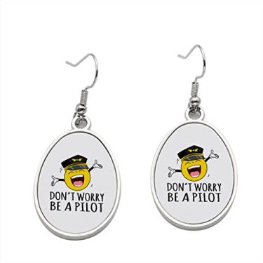 Imagem de Brinco de piloto Don't Worry – Brincos pendurados para meninas – Presente de festa de aniversário dos namorados