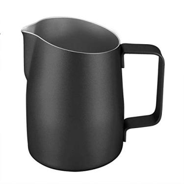 Imagem de Copo, copo de leite durável 420ML Reutilizável mesa decorativa para cafeteria(Preto)