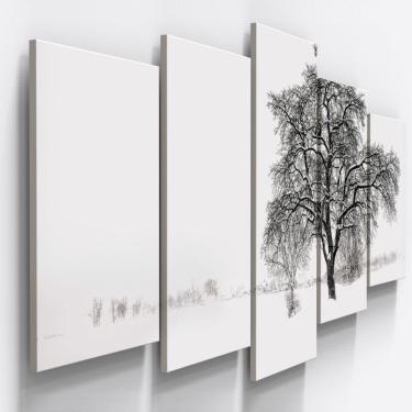 Imagem de Quadros Decorativos Botanico Folhas Sala Quarto 