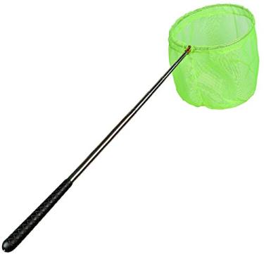 Imagem de (13" Ring, 59" Handle, Green) - RESTCLOUD Bait Net and Fishing Landing Net with Telescoping Pole Handle Extends to 150cm