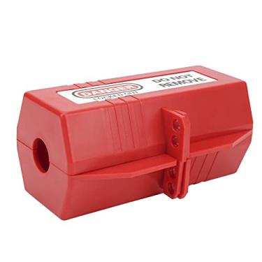 Imagem de Bloqueio de plugue de bloqueio, bloqueio de cabo de alimentação endurecido ABS plástico durável profissional para energia elétrica para carvão petróleo, inflamável