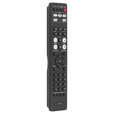 Imagem de Controle remoto universal de TV, RC1162 Universal Big Button TV controle remoto substituição compacto ABS preto controle remoto teclado de TV