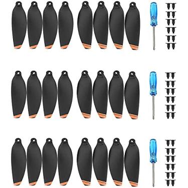 Imagem de (24 Pcs) Mavic Mini 2 Propellers Compatible with DJI Mini 2/Mini Se Drone Replacement Low-Noise and Quick-Release Blades Props Accessories (Orange)