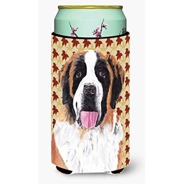 Imagem de Caroline's Treasures SC9222TBC Saint Bernard Retratos de Outono para bebidas, bebidas, bebidas, isolantes, abraçadeiras, meninos altos, multicoloridos