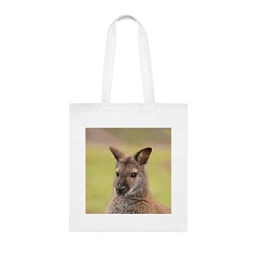 Imagem de Sacola Wallaby, presente para amantes da Wallaby, bolsa de ombro Wallaby, bolsas reutilizáveis Wallaby, ideia de presente para a cesta de Natal de aniversário, presente para ela, presente