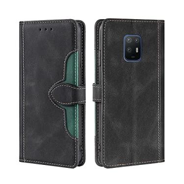 Imagem de For Fujitsu Arrows 5G F-51A Skin Feel Straw Hat Magnetic Buckle Leather Phone Case