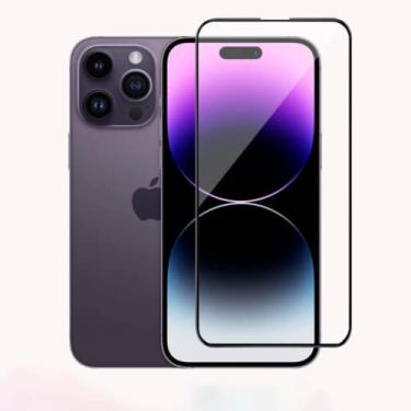 Imagem de Película de Vidro Temperado Premium 3D Compatível Com iPhone 14, 14 Plus, 14 Pro, 14 Pro Max - (Hard Glass Store) (iPhone 14 Plus (6.7))