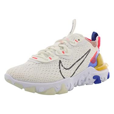 Imagem de Tênis feminino Nike React Vision branco astronomia azul CI7523-101, Summit White/Iron Grey/Astronomy Blue, 9.5