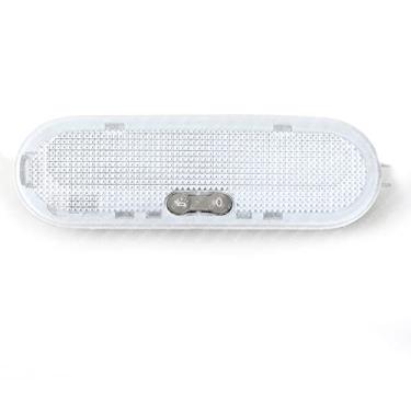 Imagem de JESYMBX Lâmpada de leitura automática com 1 botão auto interior cúpula lâmpada de teto 1 peça para Nissan Qashqai Sunny Micra/março Renault Dacia