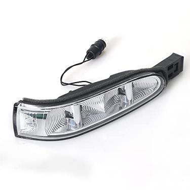 Imagem de JESYMBX Lâmpada de aviso de seta do espelho do passageiro direito para Mercedes Benz W164 X164 W164 ML GL300 R320 R350 R450 R500 1648200521 branco compatível