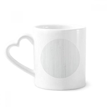 Imagem de Caneca de fundo com padrão de veias de madeira branca caneca de café cerâmica copo de coração de vidro