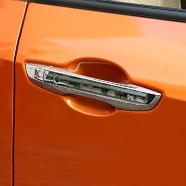 Imagem de JIERS Para Honda Civic 10th 2016-2018 LHD, maçaneta externa do carro, acessórios de estilo de carro com acabamento cromado ABS