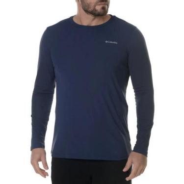 Imagem de Camiseta Columbia Neblina Curta Longa Surf Blue