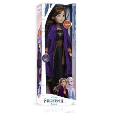 Boneca Gigante Elsa Frozen II 80cm Disney Baby Brink em Promoção é