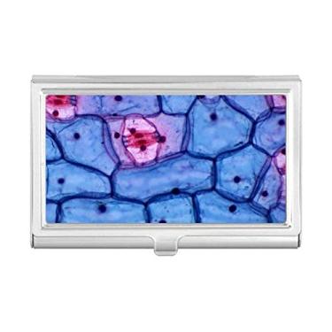 Imagem de Plant Science Carteira de bolso com estampa microcósmica Bioplast, porta-cartões