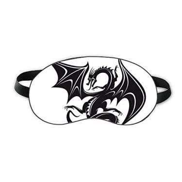 Imagem de Dragon animaux Art Grain Outline Sleep Eye Shield Soft Night Blinfold Shade Cover