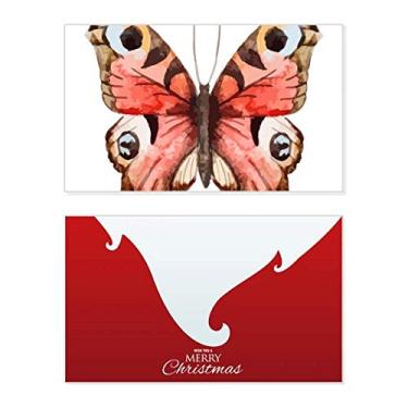 Imagem de Borboleta rosa em pintura a óleo feriado feriado Feliz Natal Cartão de parabéns Mensagem de Natal Letra de Natal