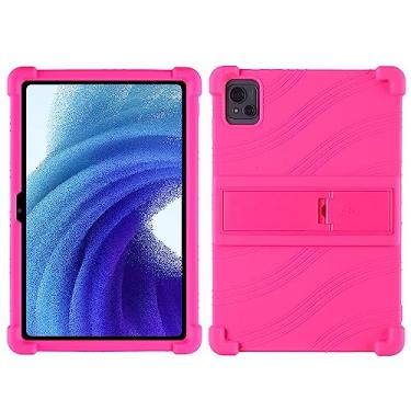 Imagem de QYiiD Capa para tablet Oscal Pad 13 de 10,1 polegadas, capa protetora de silicone leve para crianças para Oscal Pad 13, rosa