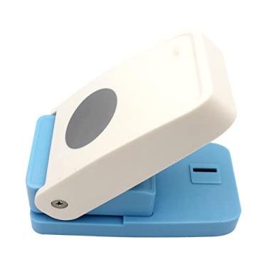 Imagem de Kucaa Furador de scrapbook feito à mão com tamanho de 38 mm, mini perfurador extravagante (redondo-3,81 cm)