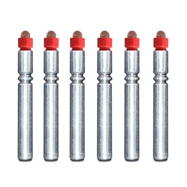 Imagem de 6 peças de substituição de luz bobber LED para iscas de pesca, bobinas de pesca, luzes de caneta, flechas de flecha, boias de pesca, luzes de mastro, pisca-pisca LED (vermelho)