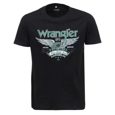 Imagem de Camiseta Masculina Preta Wrangler 36949