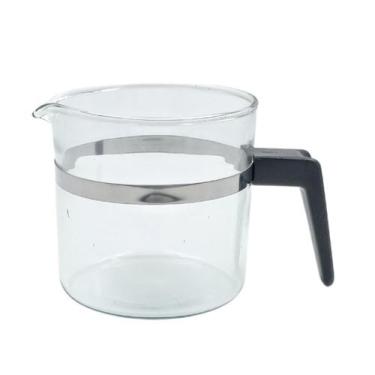 Imagem de Jarra Copo de Cafeteira Zeex Expresso 4 Cafés Vidro Forte cabo Preto -